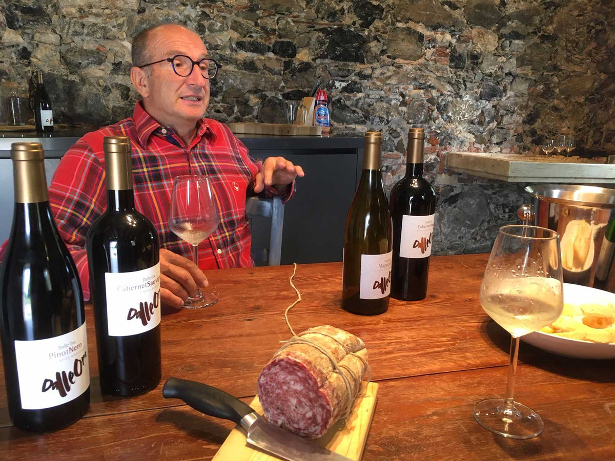 Marco Margoni Dalle Ore bei unserer Verkostung vor Ort