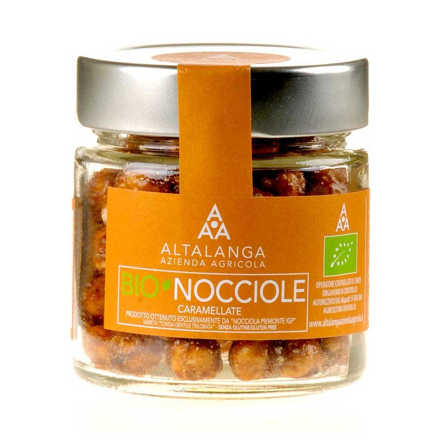 Altalanga azienda agricola Haselnüsse karamelisiert im Glas Bio 120g
