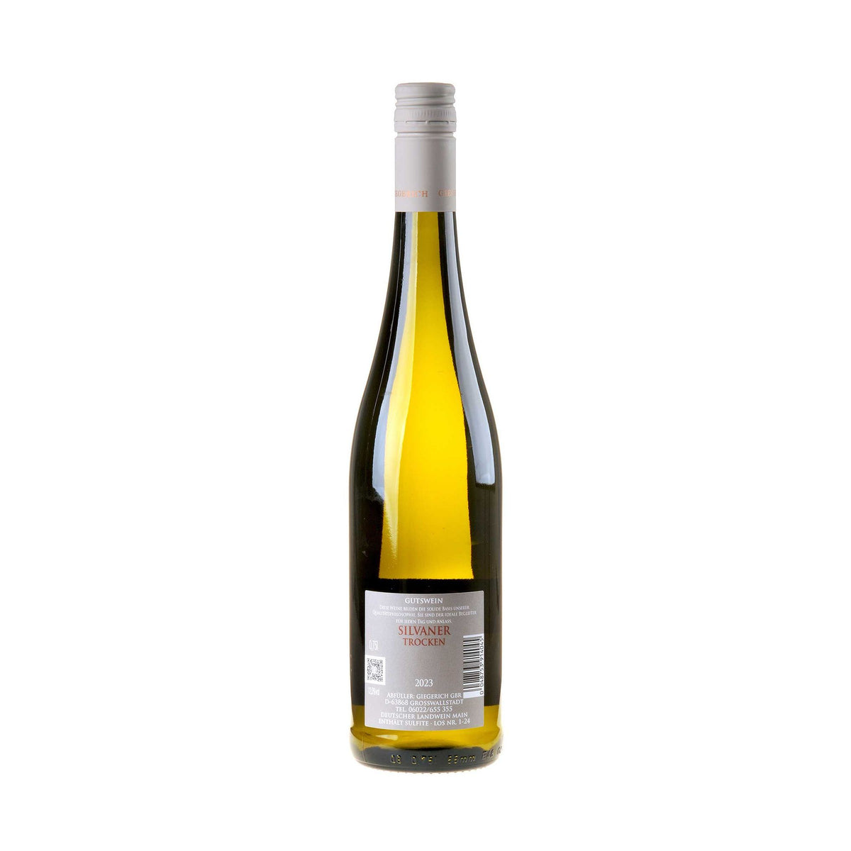 Bild Weingut Giegerich Silvaner 2023 Rücketikett