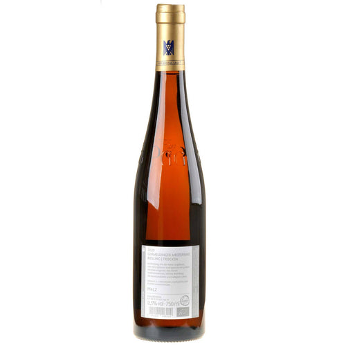 A.Christmann Riesling Meerspinne GG Bio 2020 Rücketikett