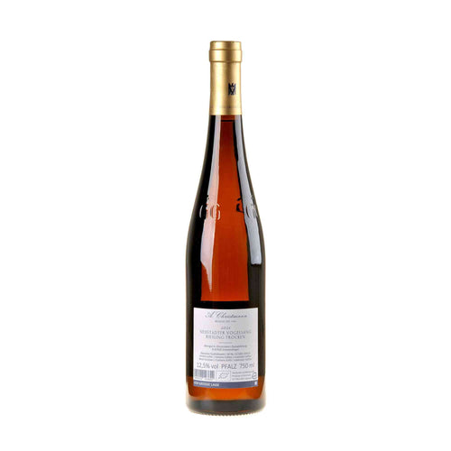 A.Christmann Riesling Vogelsang GG 2021 Rücketikett