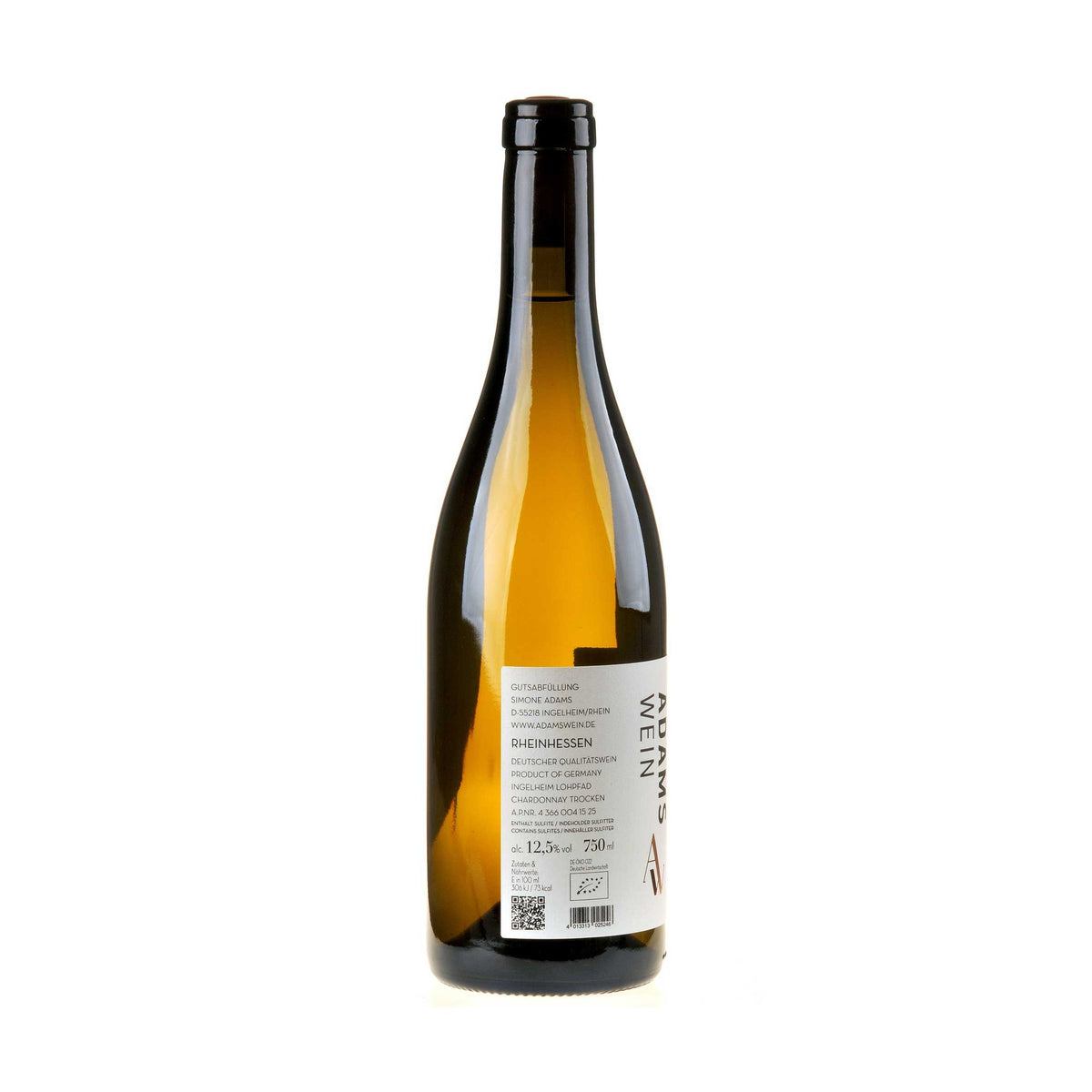 AdamsWein Chardonnay Lohpfad 2024 Ruecketikett