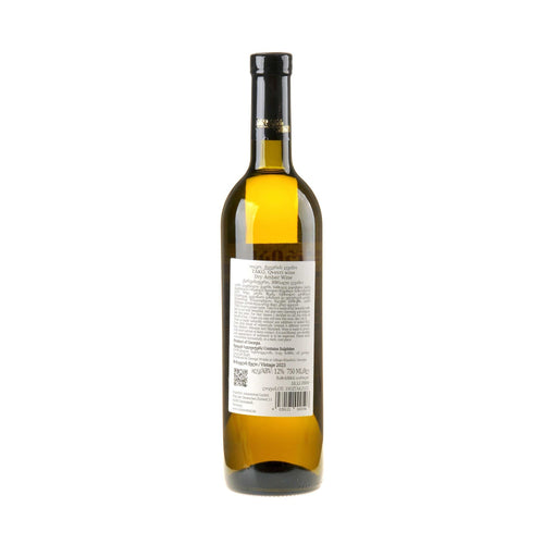 Andrias Gvino Tako Dry Amber Wine 2023 Rücketikett