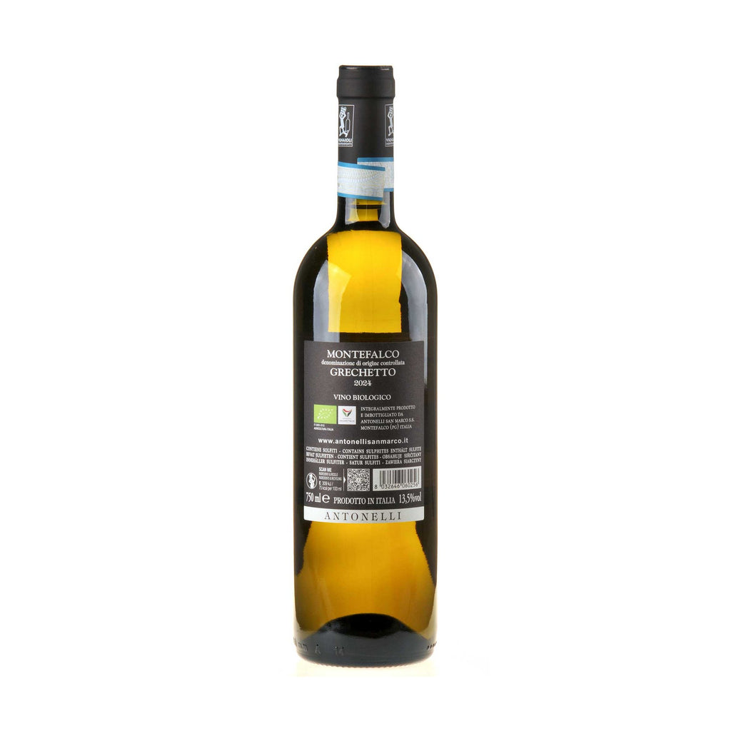 Antonelli Montefalco Grechetto Bio 2024 Ruecketikett