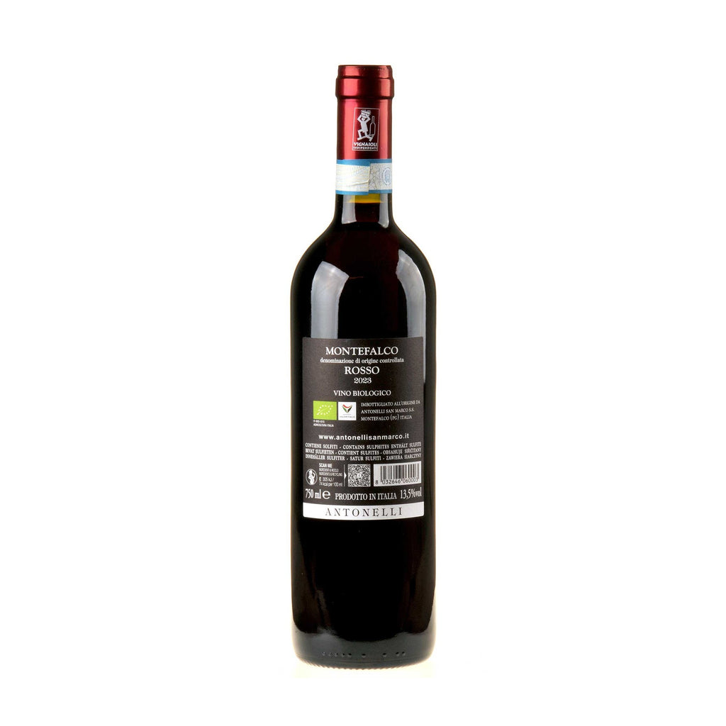 Antonelli Montefalco Rosso Bio 2023 Ruecketikette