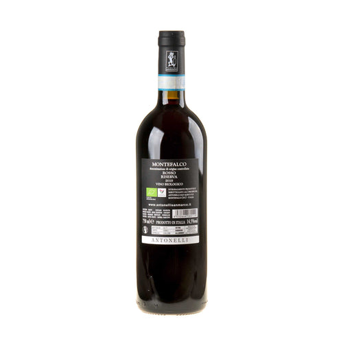 Antonelli Montefalco Rosso Riserva Bio 2016 Rücketikett