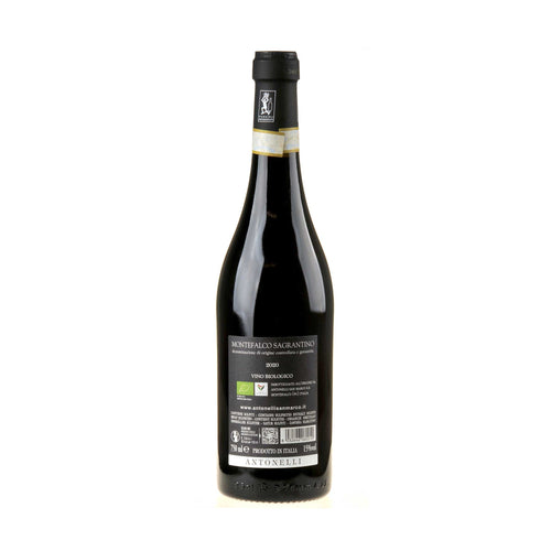 Antonelli Sagrantino di Montefalco Bio 2020 Rücketikett