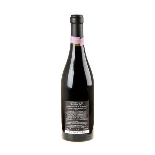 Antonelli Sagrantino di Montefalco Chiusa di Pannone DOCG 2004 Rücketikette