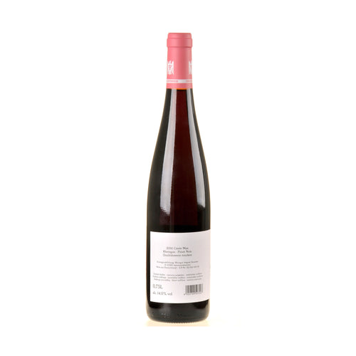 August Kesseler Cuvée Max Pinot Noir 2016 Rücketikette