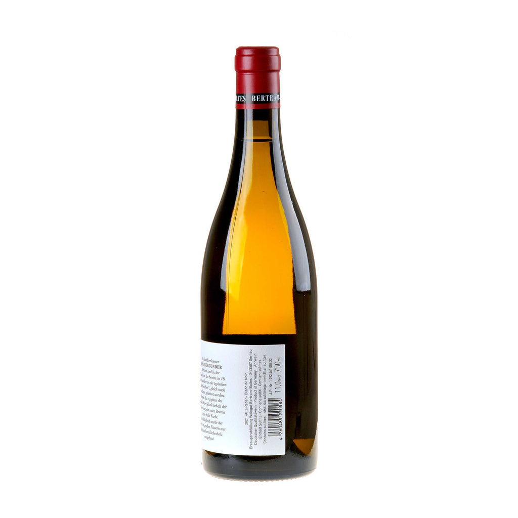Bertram - Baltes Alte Reben Blanc de Noir 2021 Rücketikett