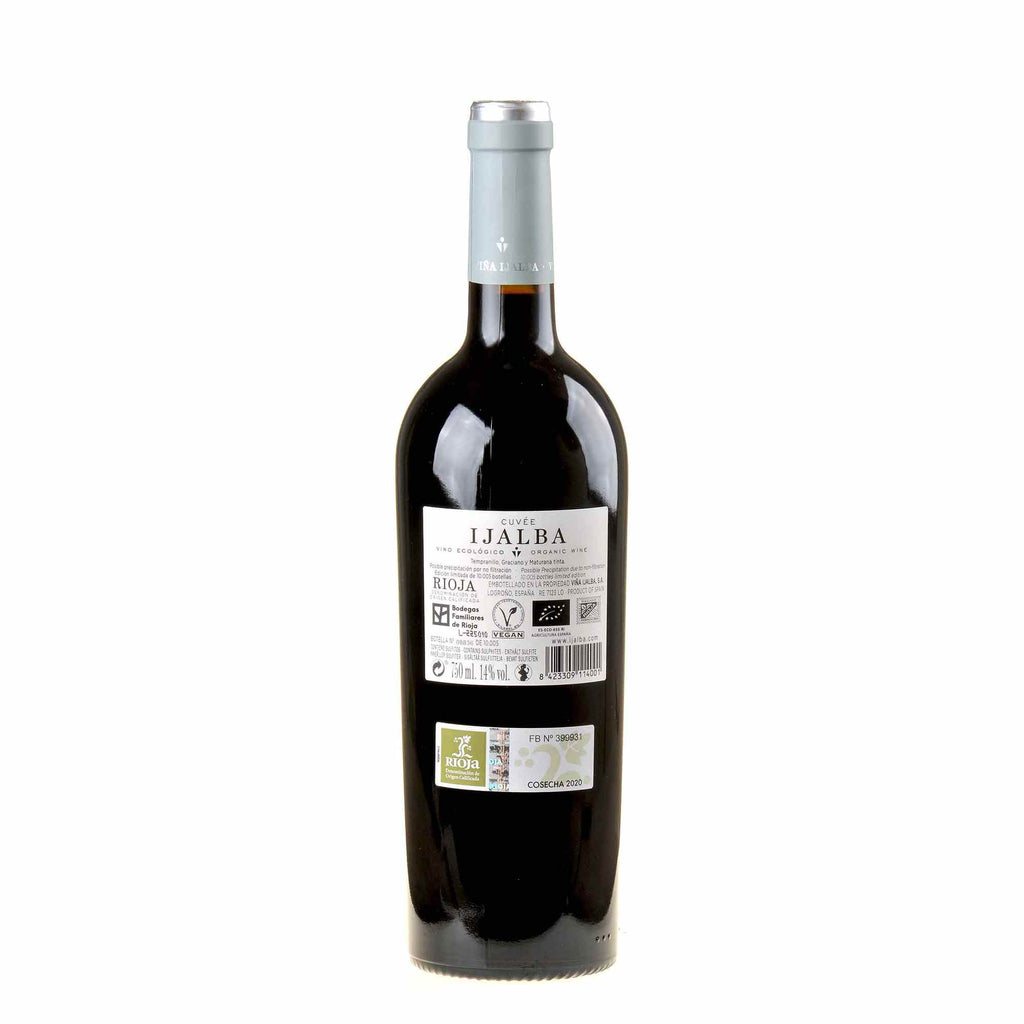 Bodega Viña Ijalba Cuvée Tinto Bio 2020 Rücketikett