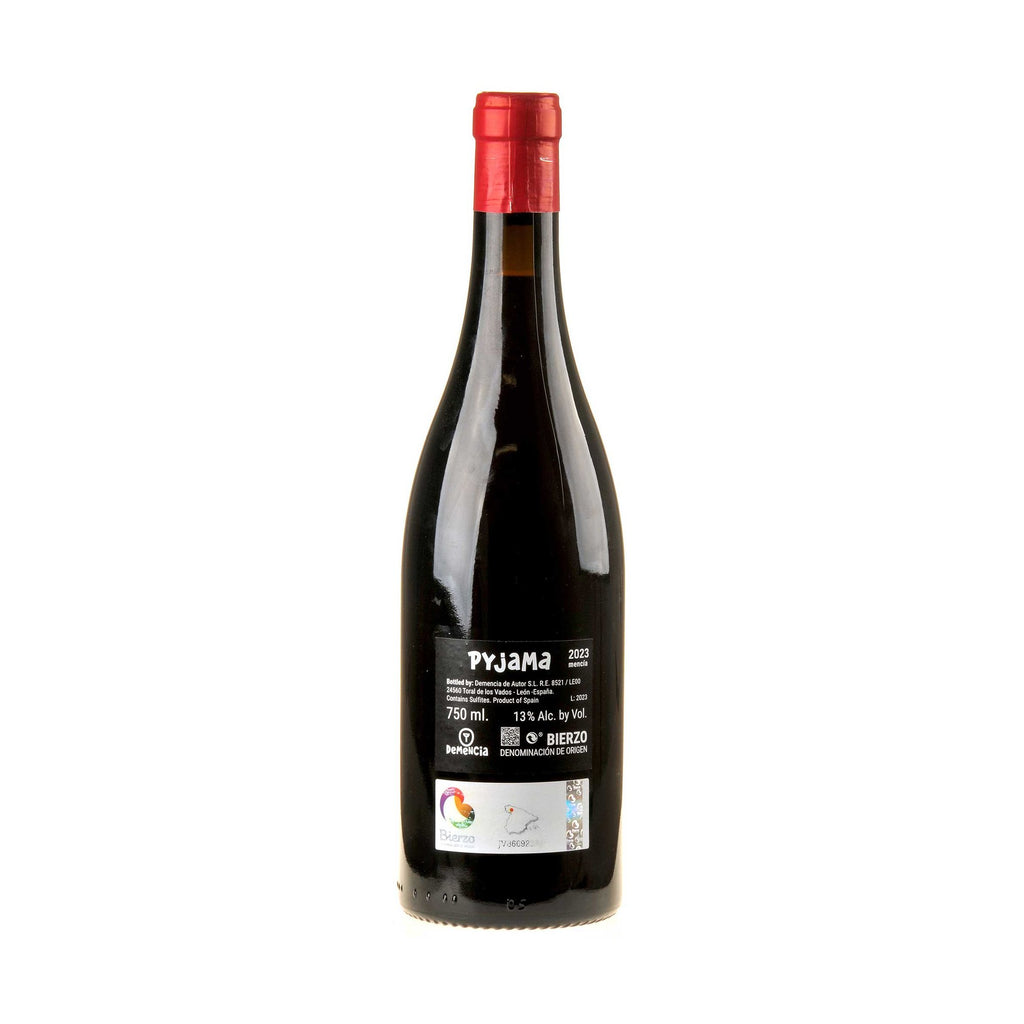 Bodegas Demencia de Autor Mencía Pyjama 2023 Rücketikett