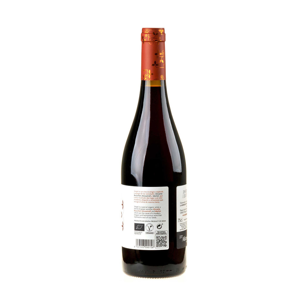 Bodegas Pinoso Vergel Red Bio 2024 Ruecketikett