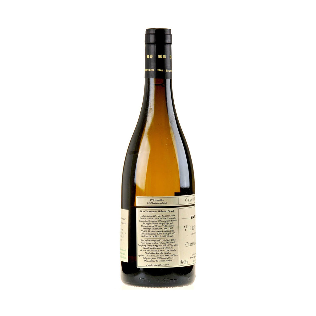Bret Brothers & La Soufrandière Viré-Clessé "La Verchere" 2017 Bio Seite