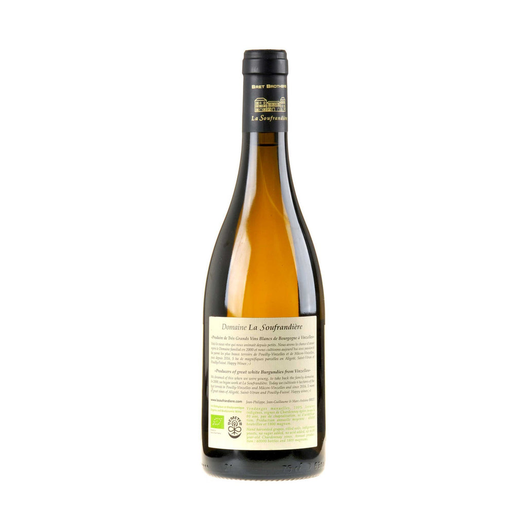 Bret Brothers & La Soufrandière Mâcon-Vinzelles "Le Clos de Grand-Père" 2017 Bio Rücketikette