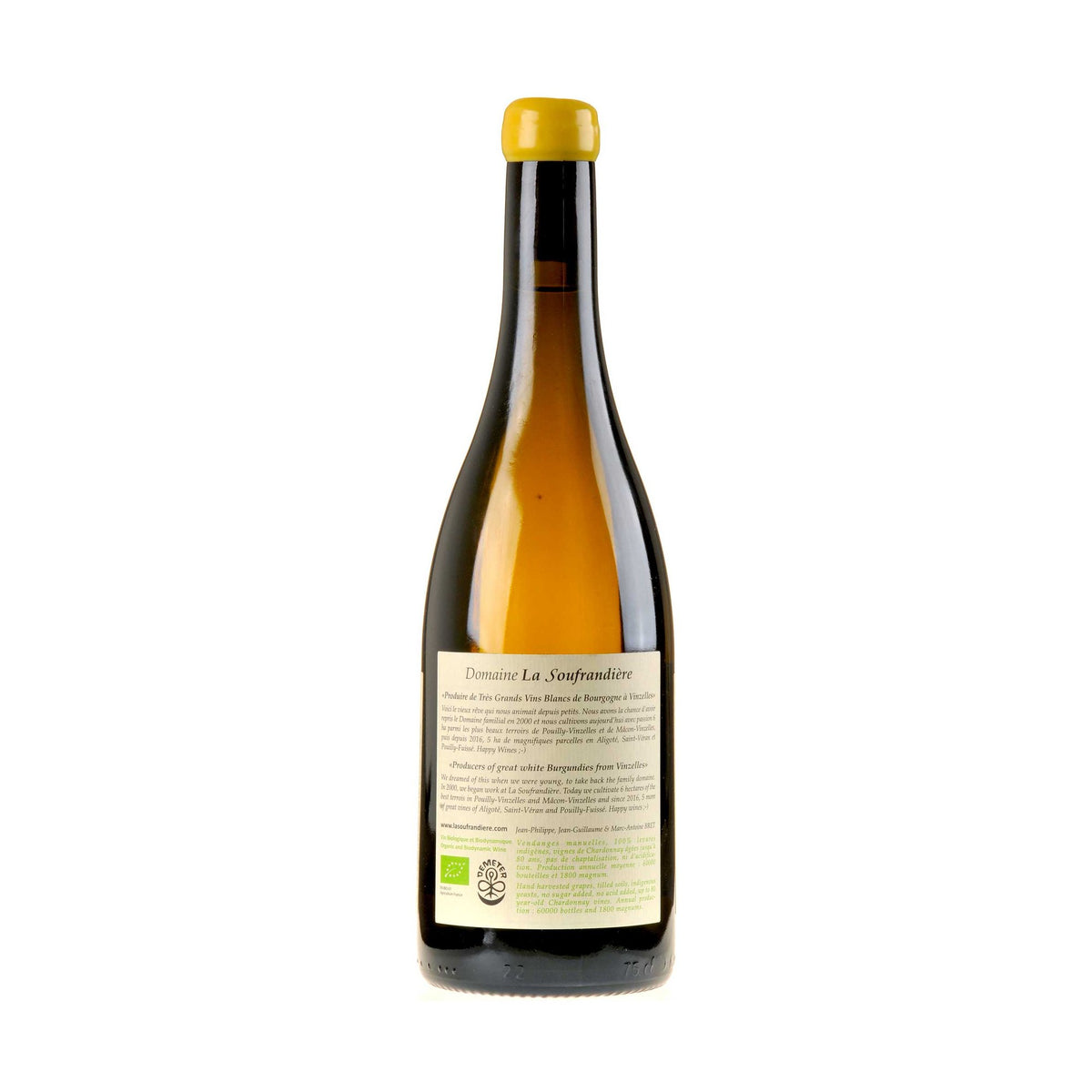 Bret Brothers & La Soufrandière Pouilly-Vinzelles "Les Quarts" 2017 Rücketikette