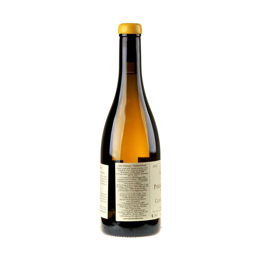 Bret Brothers & La Soufrandière Pouilly-Vinzelles "Les Quarts" ZEN Bio 2020 Seitenetikett