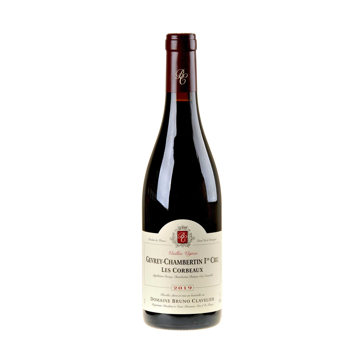 Bruno Clavelier Gevrey-Chambertin 1er Cru Les Corbeaux Bio 2019