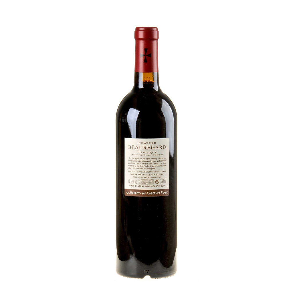 Château Beauregard Pomerol 2016 Rücketikett