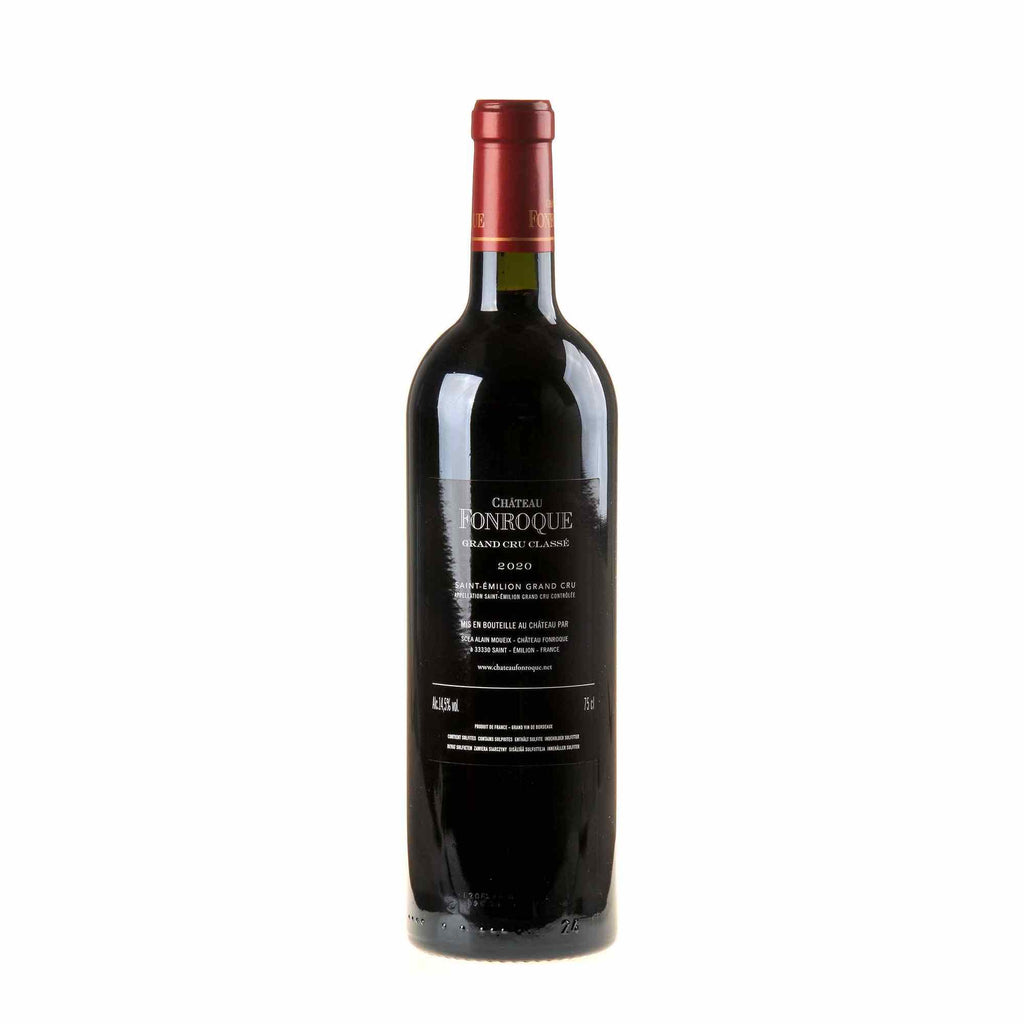 Château Fonroque Saint Émilion 2020 Rücketikett