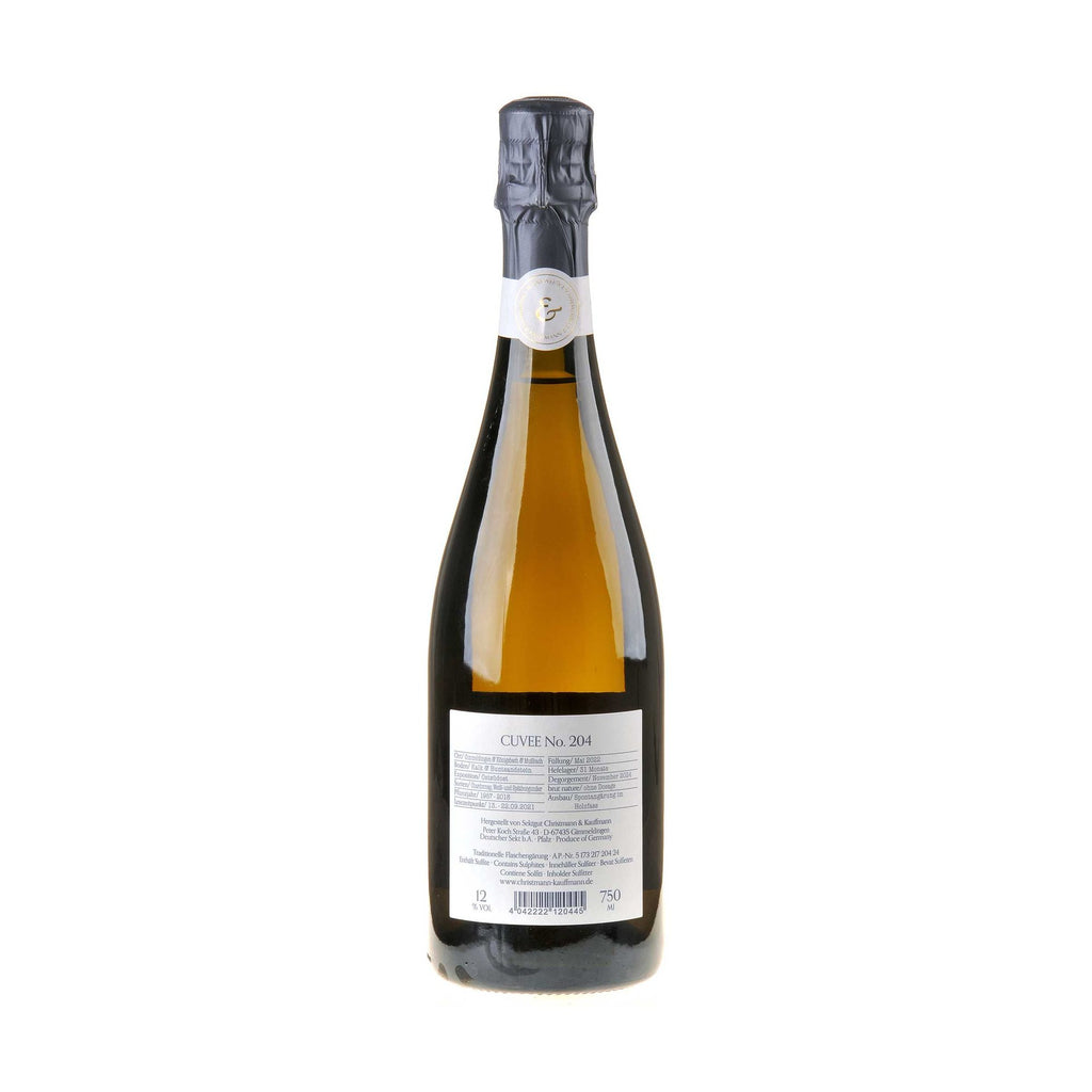 Christmann & Kauffmann Cuvée No. 204 Rücketikett