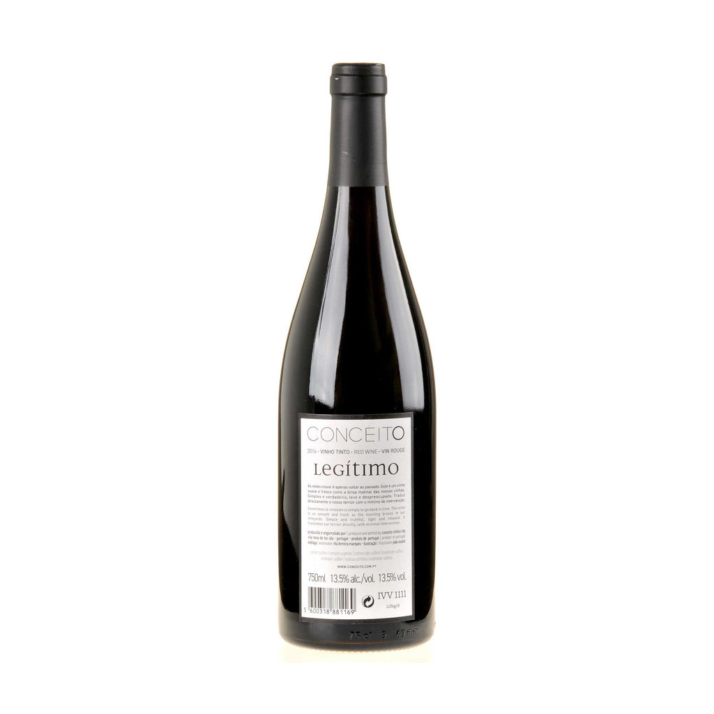 Conceito Vinhos Legítimo 2016 Rücketikette