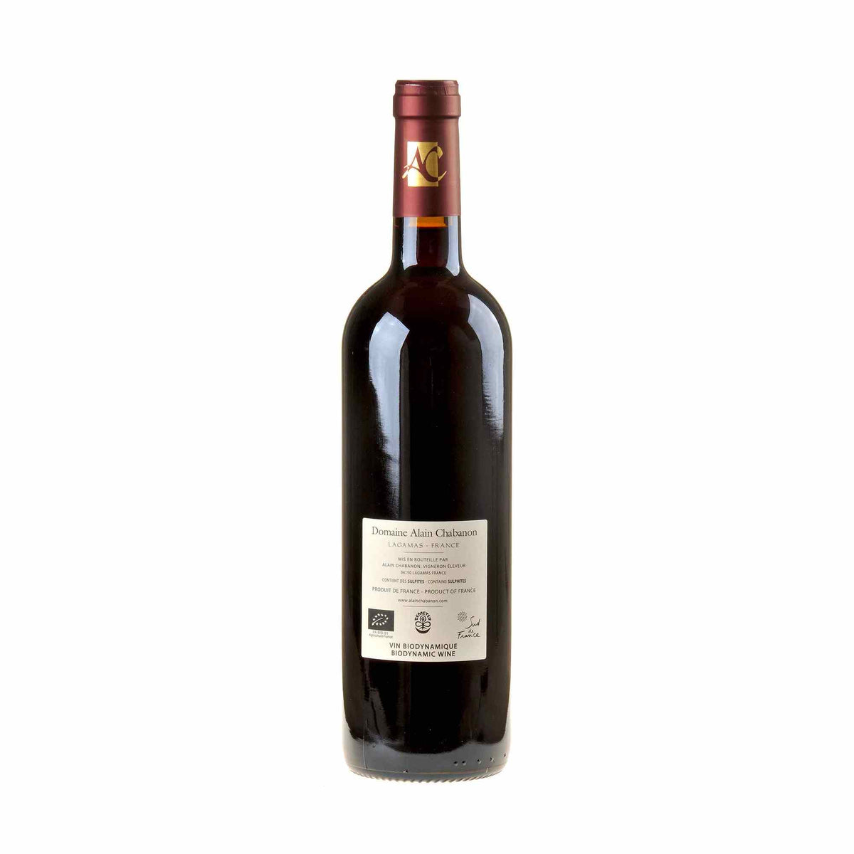 Domaine Alain Chabanon L'Esprit de Font Caude Bio 2018 Rücketikett