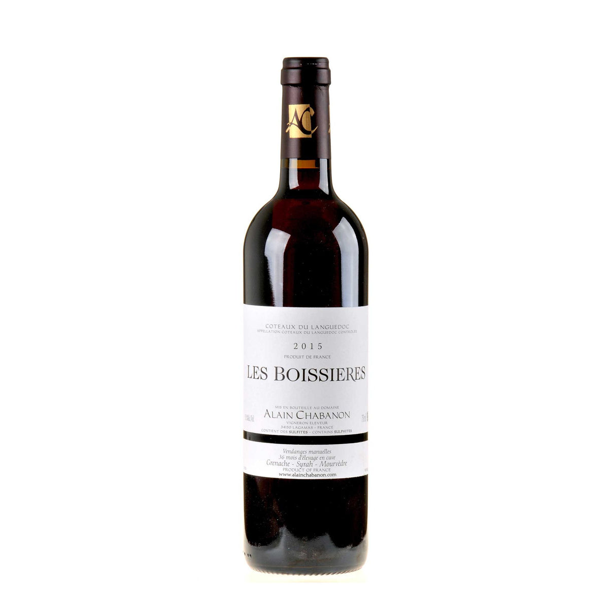 Domaine Alain Chabanon Les Boissieres 2015 Bio