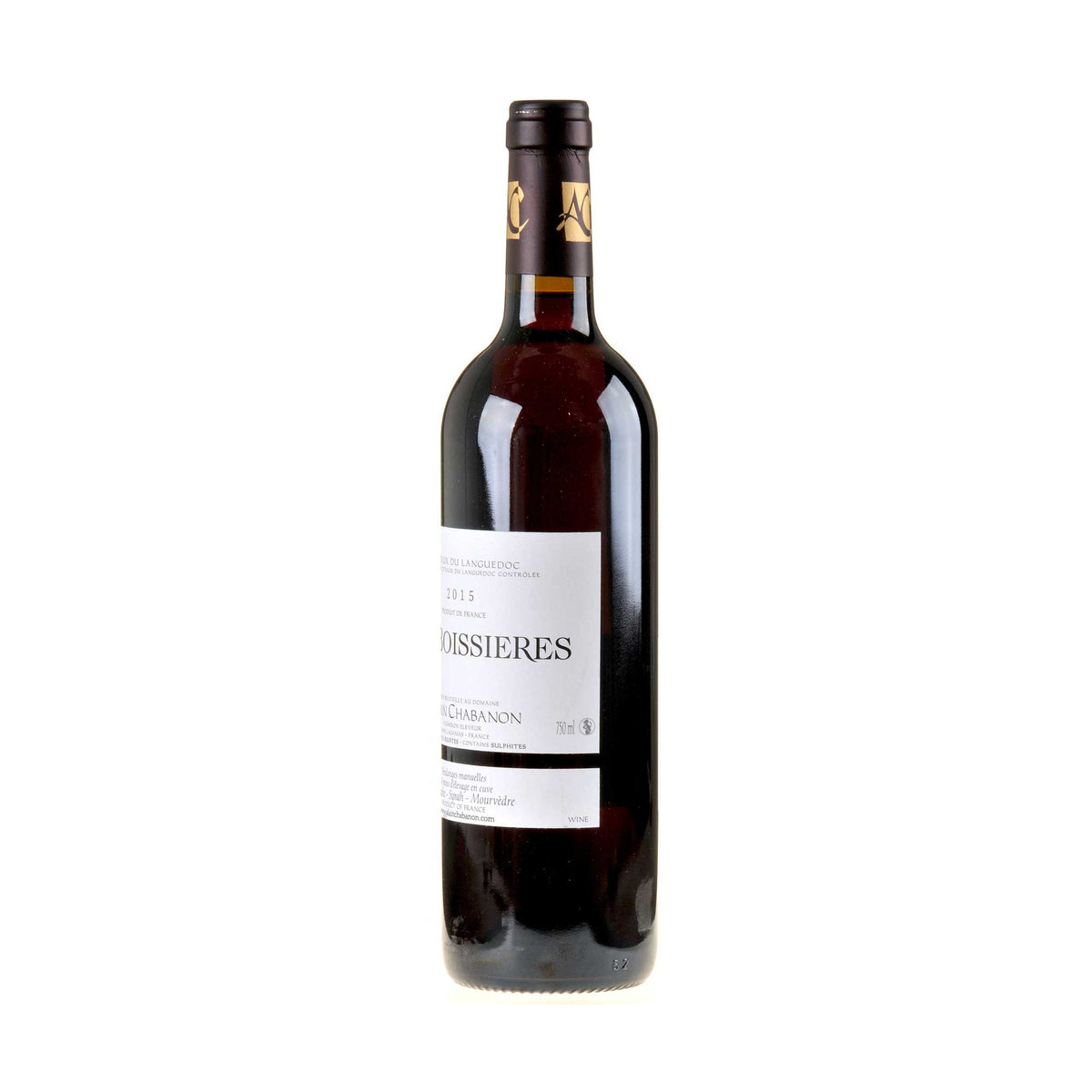 Domaine Alain Chabanon Les Boissieres 2015 Bio rechts