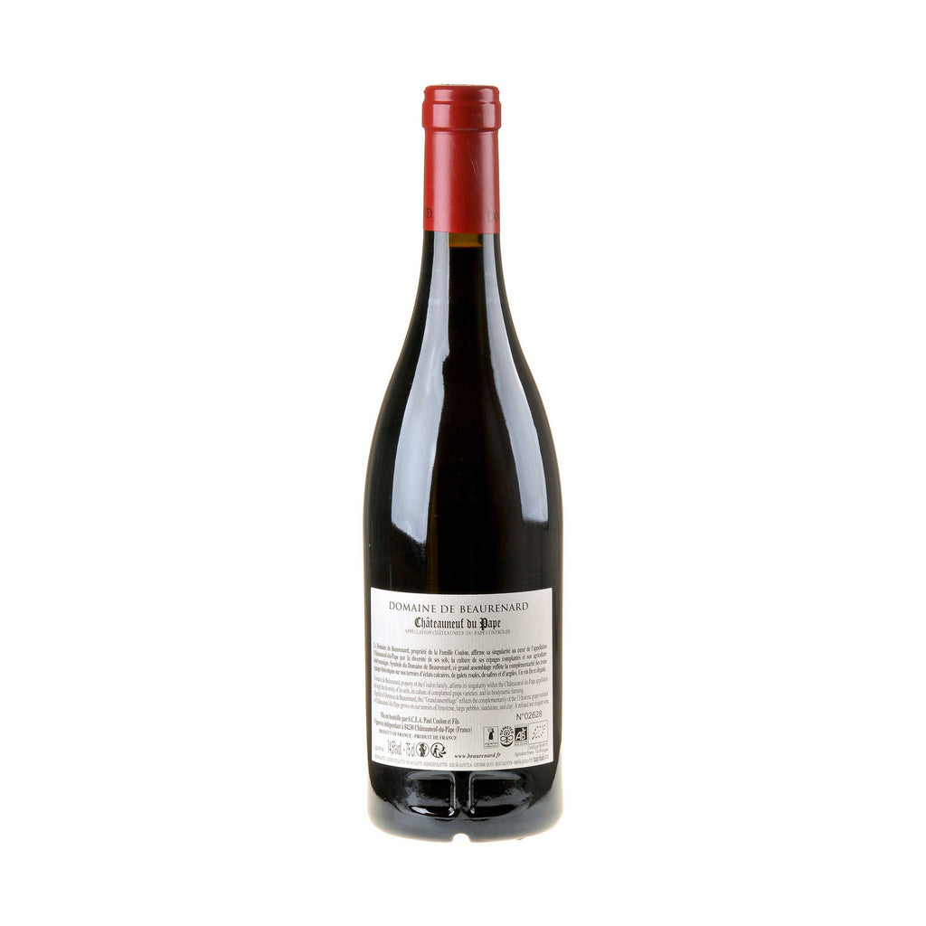 Domaine de Beaurenard Châteauneuf-du-Pape Rouge Bio 2021 Rücketikett