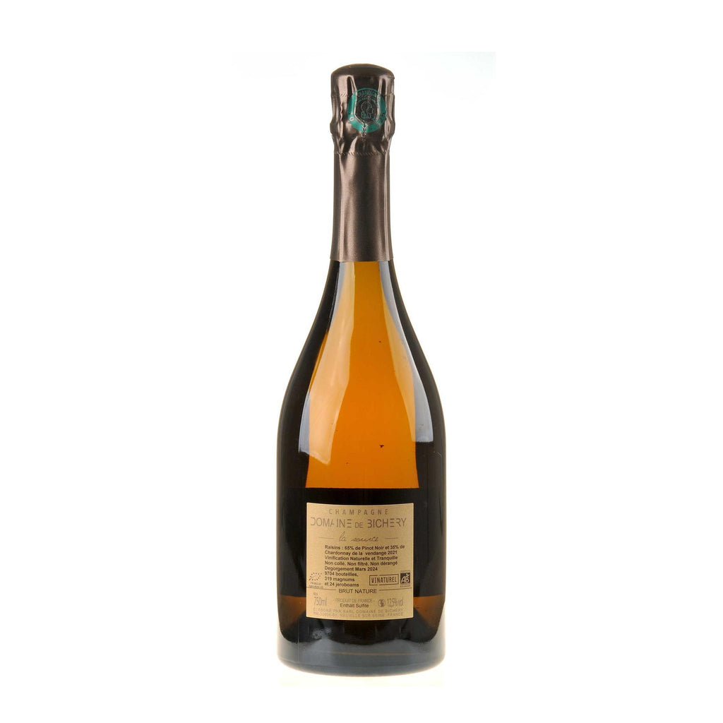 Domaine de Bichery La Source Brut Nature Bio 2021 Rücketikett
