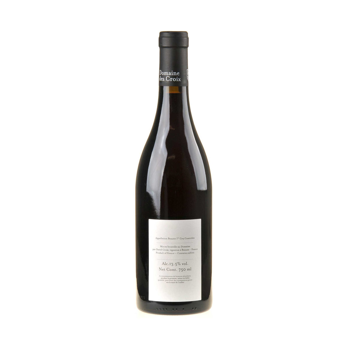 Domaine des Croix Beaune 1er Cru Pertuisots 2023 Rücketikett