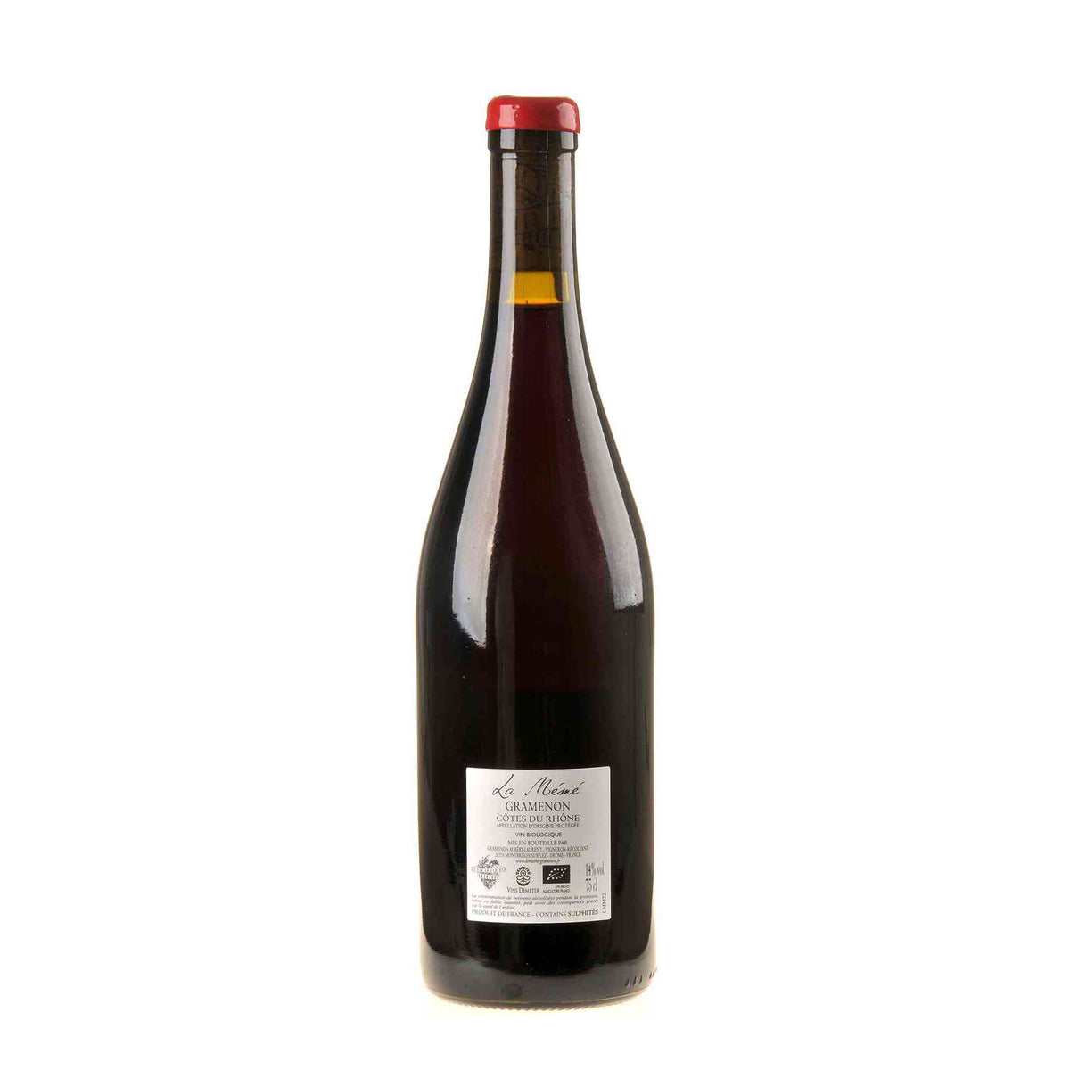 Domaine Gramenon La Mémé Côtes du Rhône Rouge Bio 2022 Rücketikett