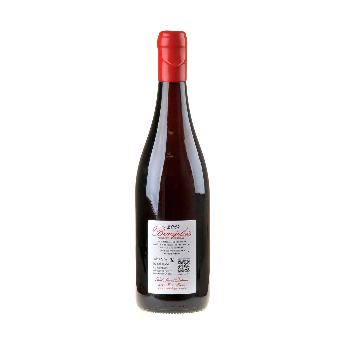 Domaine Lapierre - Marcel & Mathieu Le Beaujolais 2024 Rücketikett