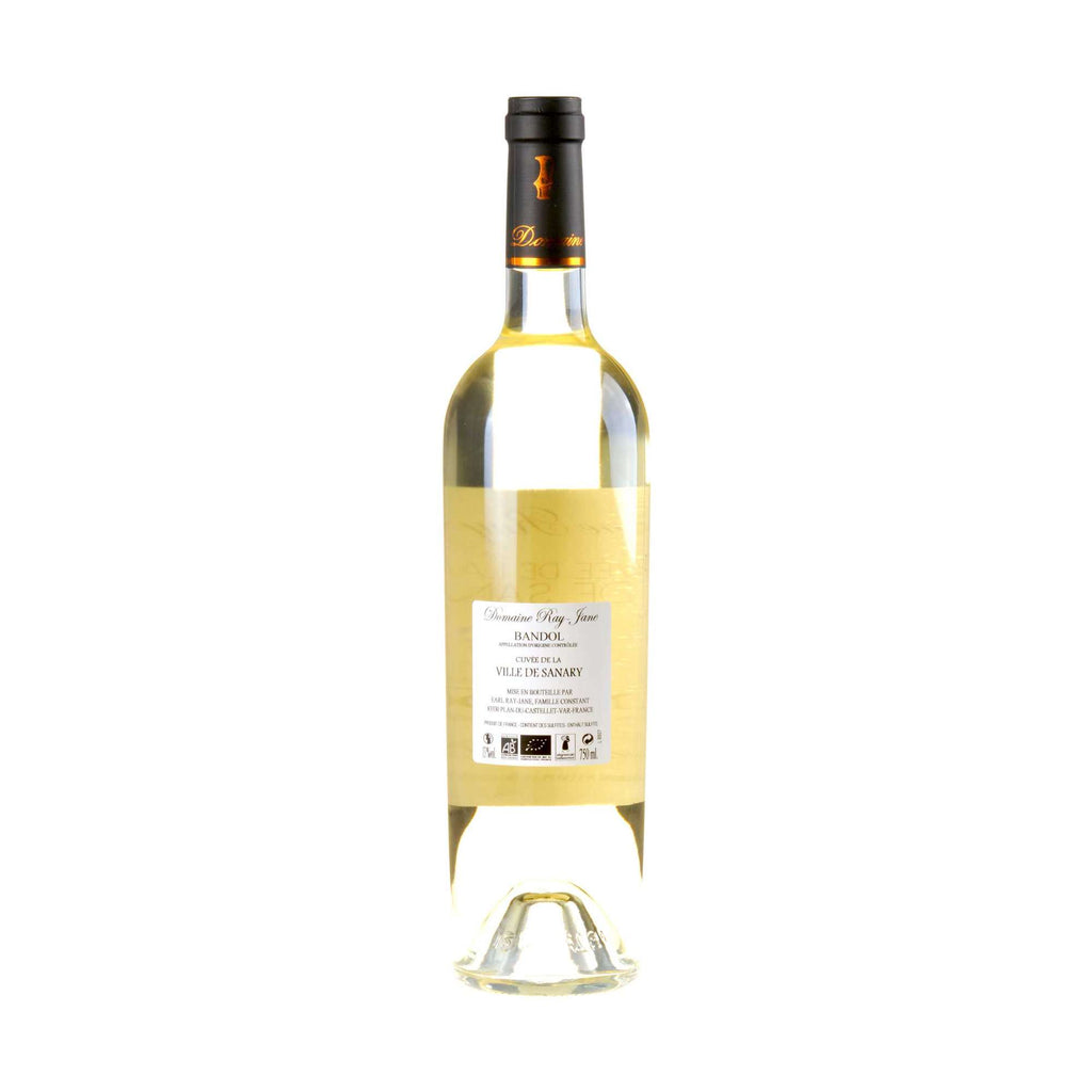 Domaine Ray Jane Cuvée de la ville de Sanary Bandol Blanc Bio 2019 Rücketikette