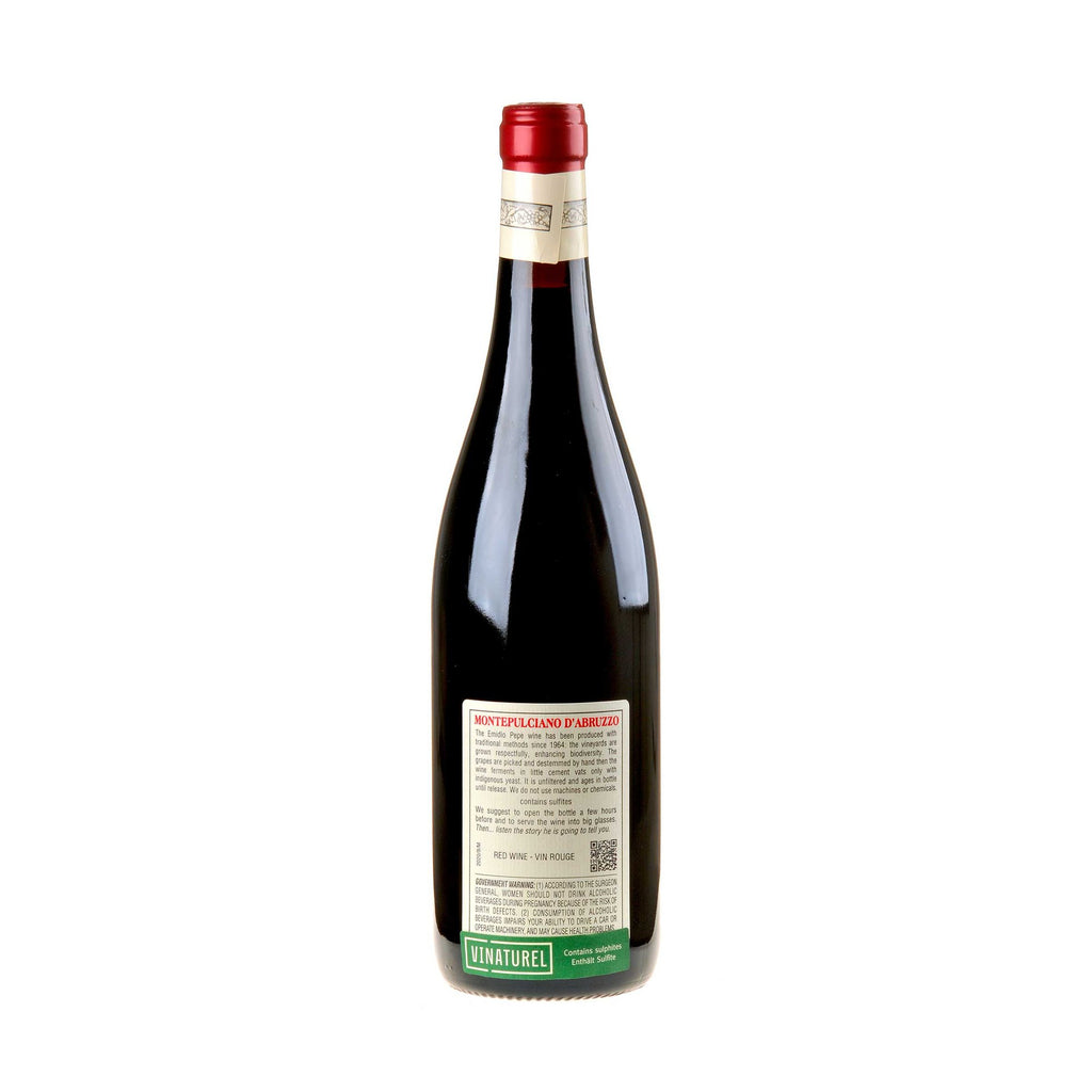 Emidio Pepe Branella Montepulciano d'Abruzzo VV 2020 Rücketikett