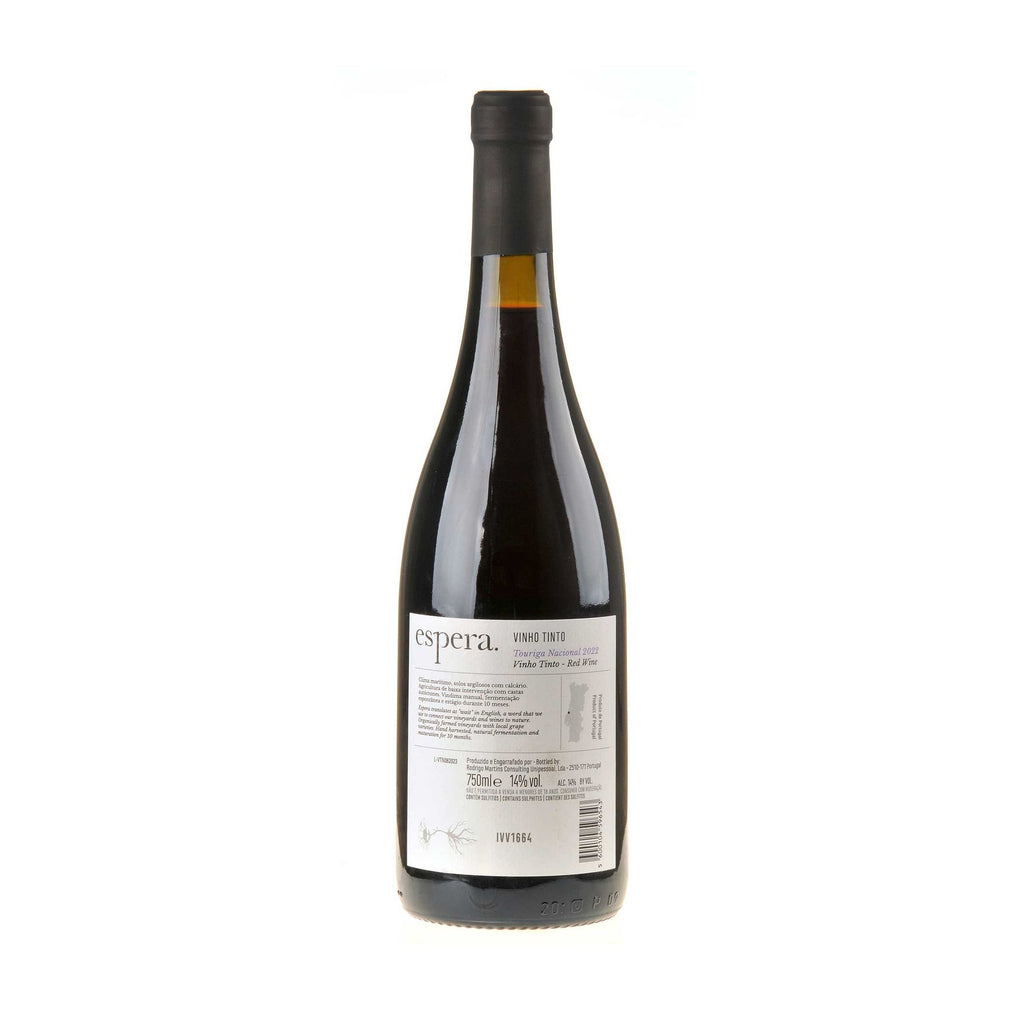 Espera Touriga Nacional 2022 Rücketikett