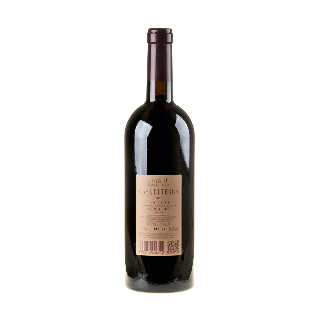 Fattoria Casa di Terra Casa di Terra Bolgheri Superiore 2022 Ruecketikett