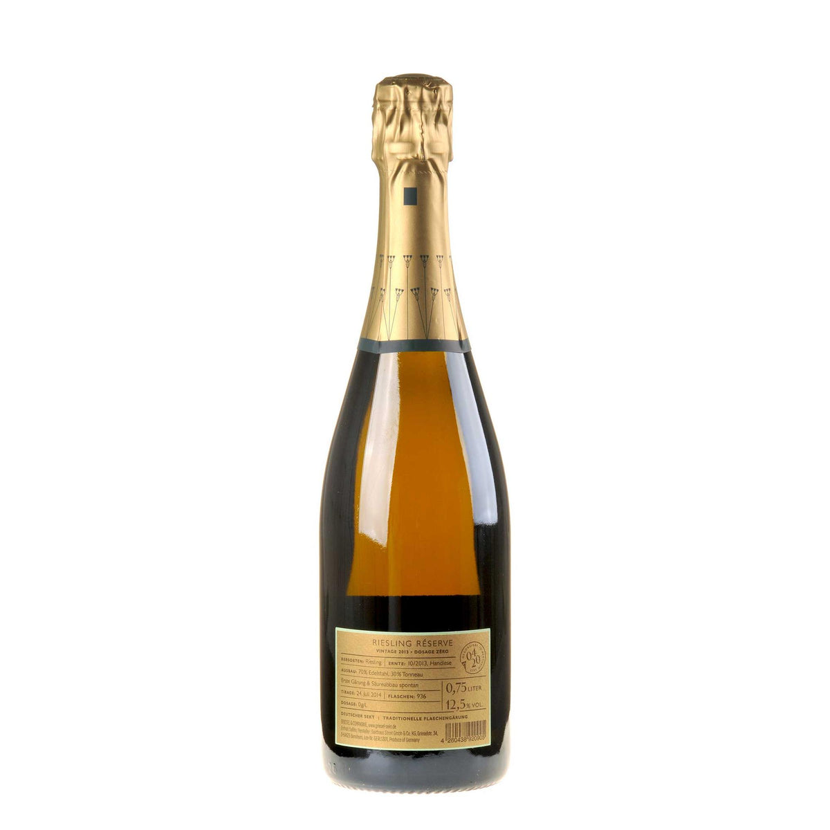 Griesel & Compagnie Riesling Réserve 2013 Rücketikette
