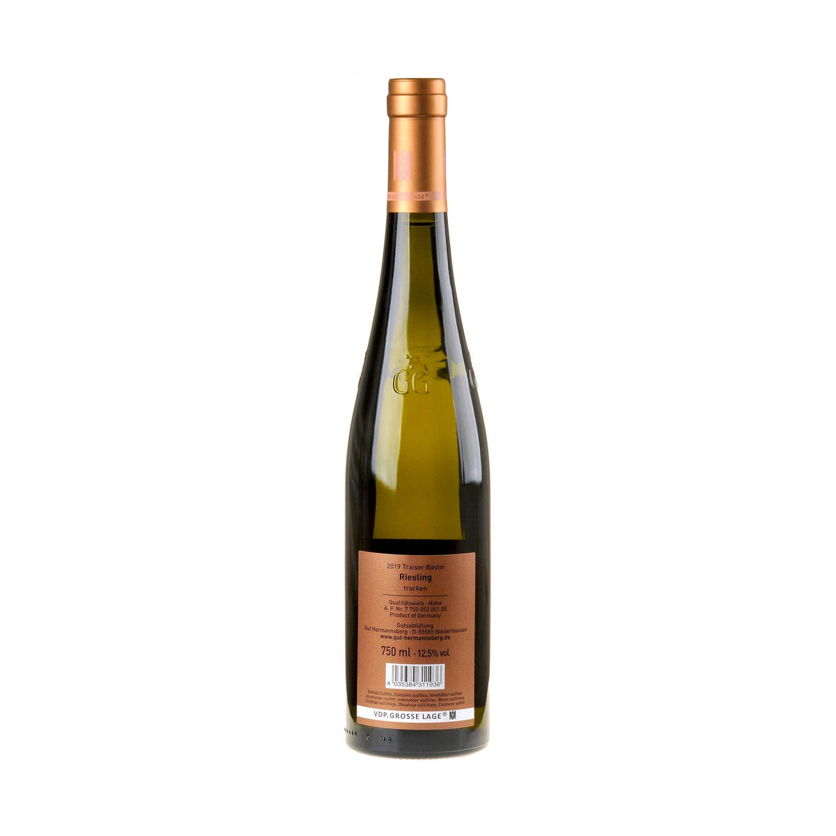 Gut Hermannsberg Bastei Riesling GG 2019 Rücketikett