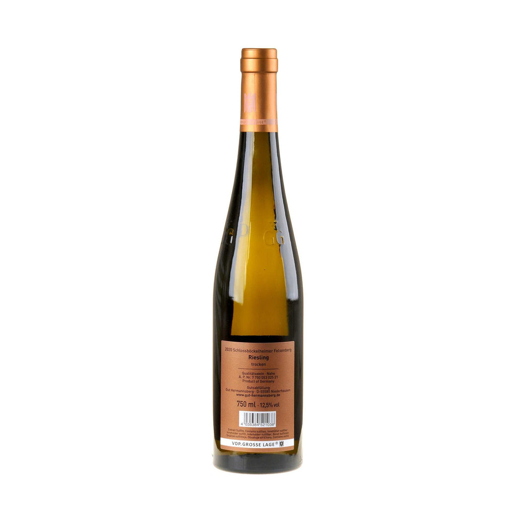 Gut Hermannsberg Felsenberg Riesling GG 2020 Rücketikett