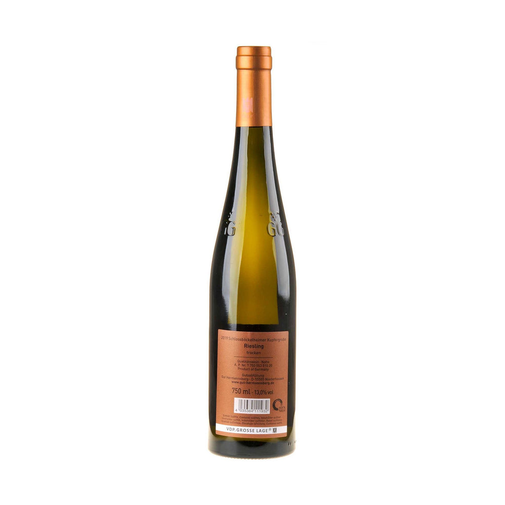 Gut Hermannsberg Riesling Kupfergrube Großes Gewächs Reserve 2019 Rücketikett