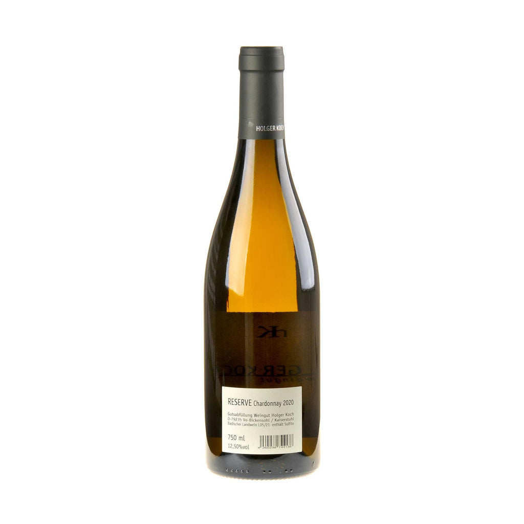 Holger Koch Chardonnay Reserve 2020 Rücketikette