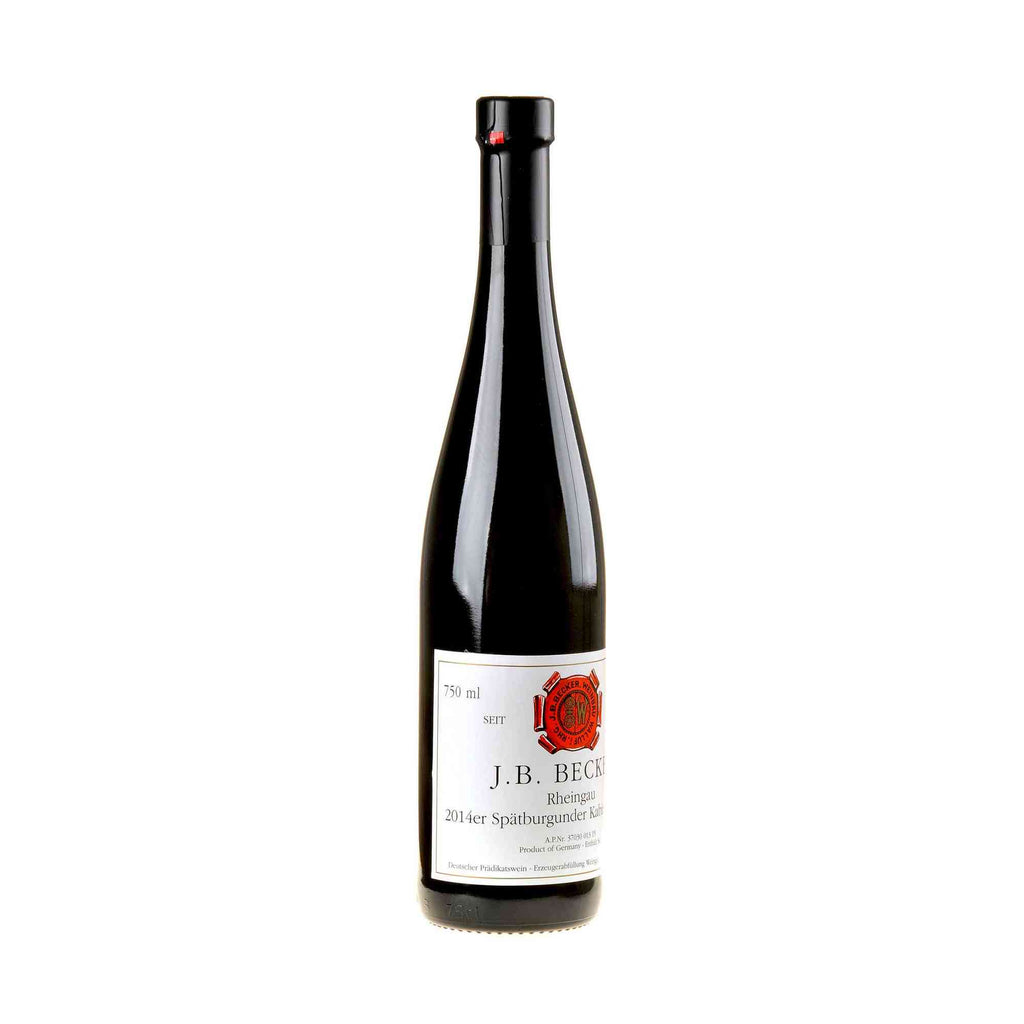 J.B.Becker Spätburgunder Kabinett trocken 2014 Rücketikett