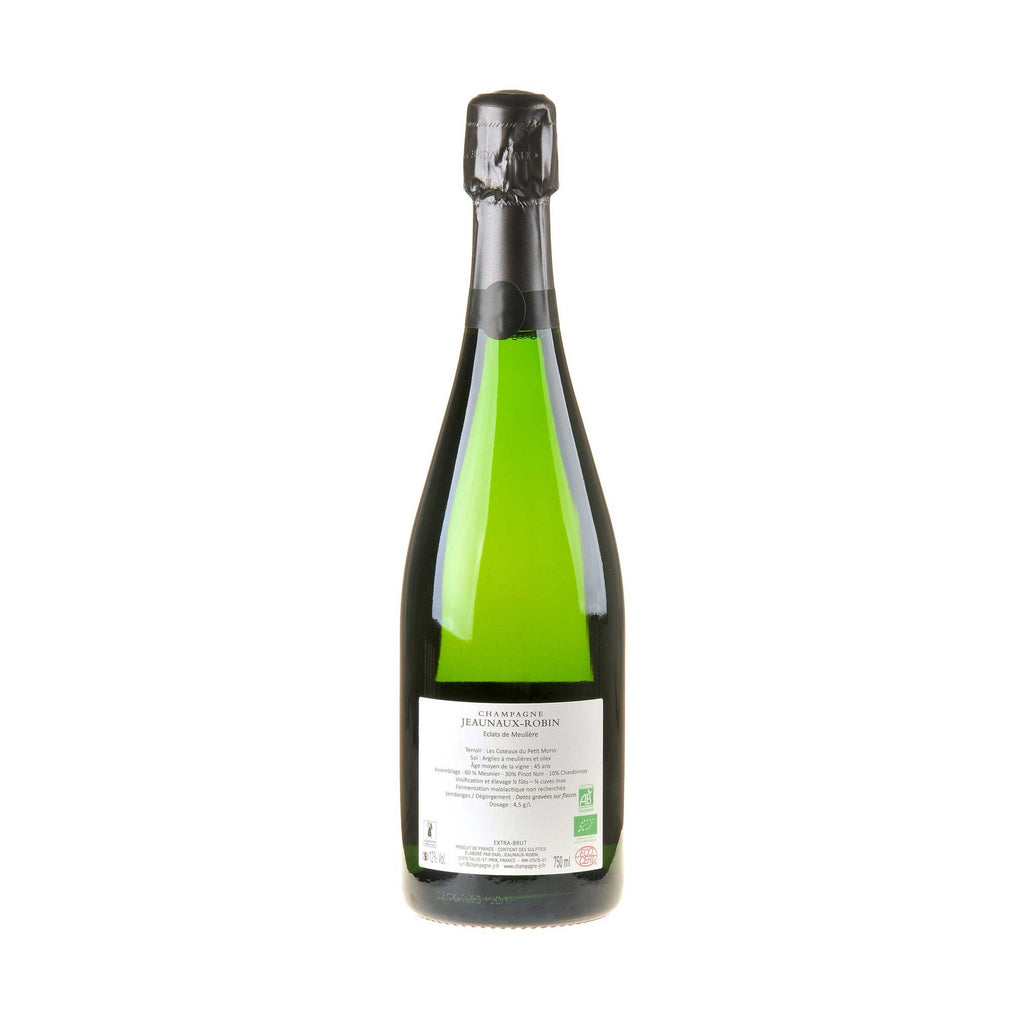 Jeaunaux-Robin Champagne Sélection Éclats de Meulière Extra Brut NV Bio Rücketikett