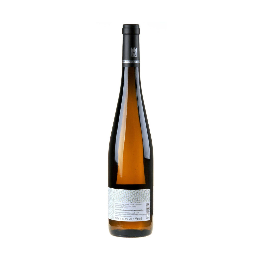 Joh. Bapt. Schäfer Riesling Pittermännchen Spätlese 2018 Rücketikett
