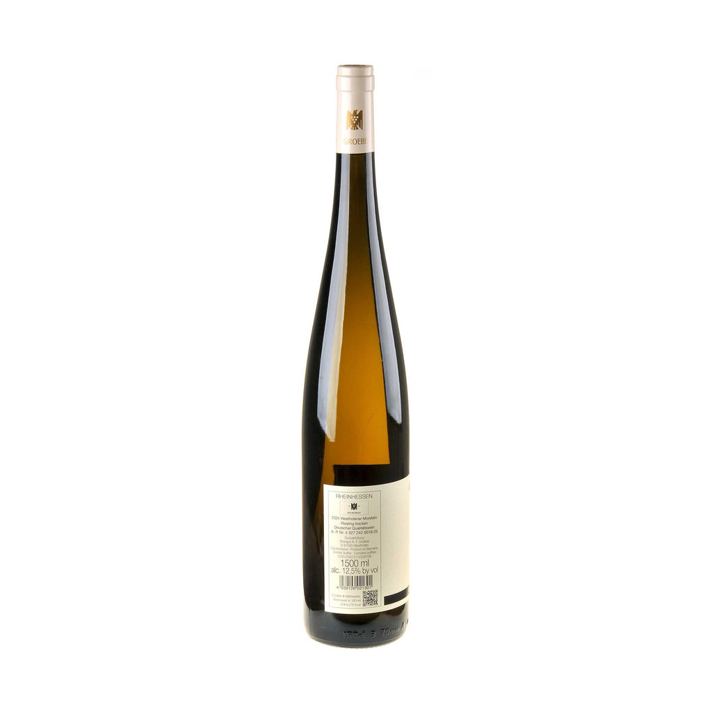 K.F. Groebe Riesling Morstein Großes Gewächs 2024 Magnum Rücketikett