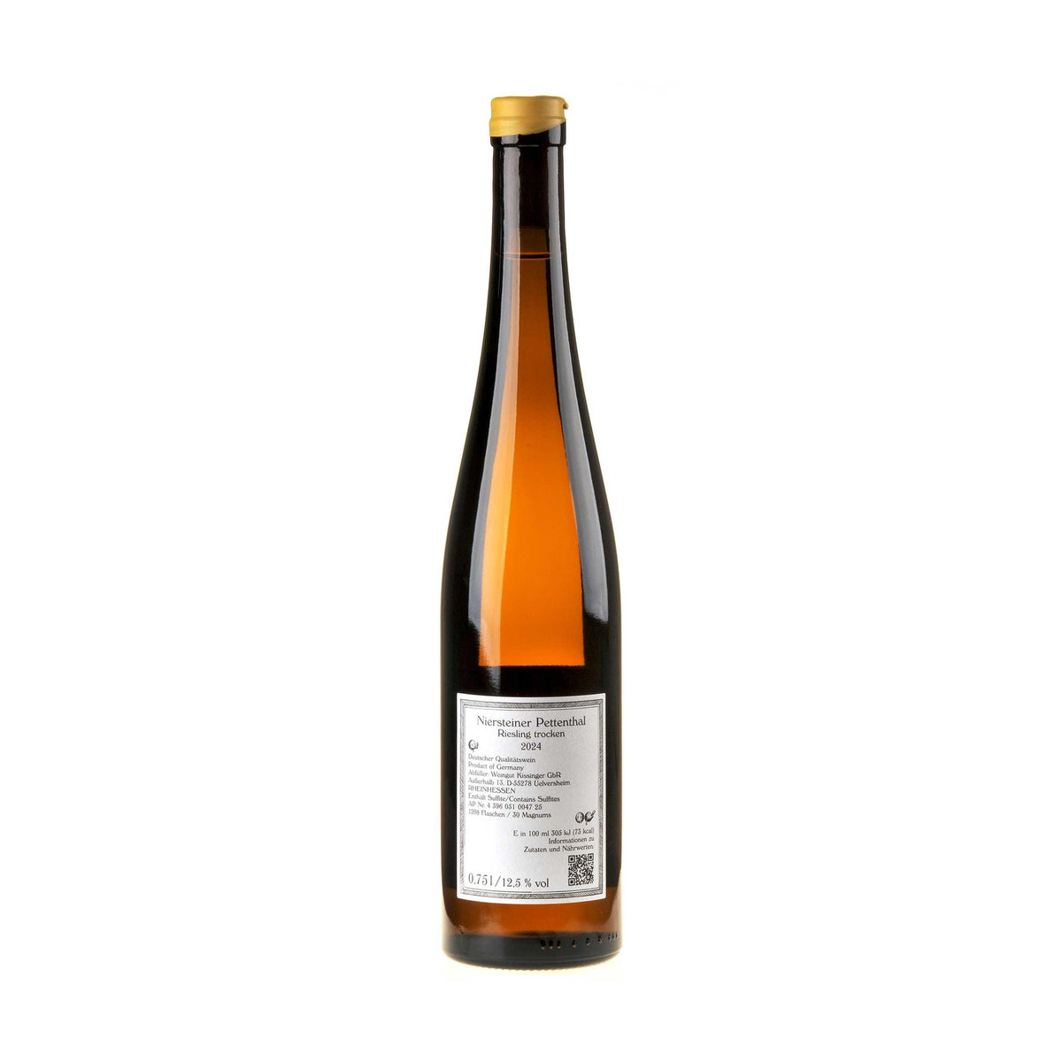Kissinger-Bähr Riesling Pettenthal 2024 Ruecketikett