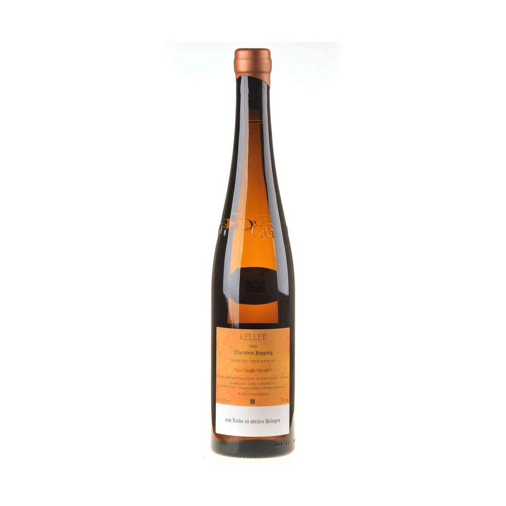 Klaus Peter Keller Riesling Hipping Kabinett 2023 - Versteigerung Rücketikett
