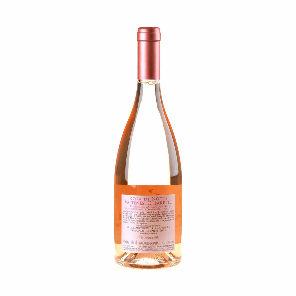 Montonale Rosa di Notte Riviera di Garda Classico 2023 Rücketikett